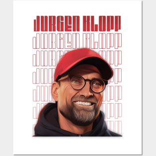 Jurgen Klopp Liverpool FC LFC Posters and Art